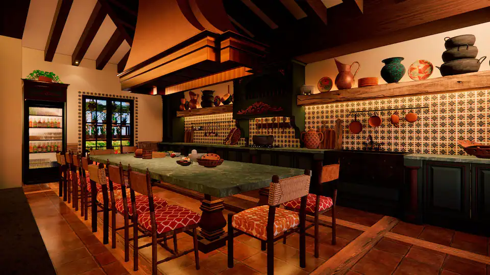 Casa Adelita restaurant at Hyatt Zilara Cancun featuring authentic Mexican cuisine, vibrant décor, and elegant hacienda-style dining.