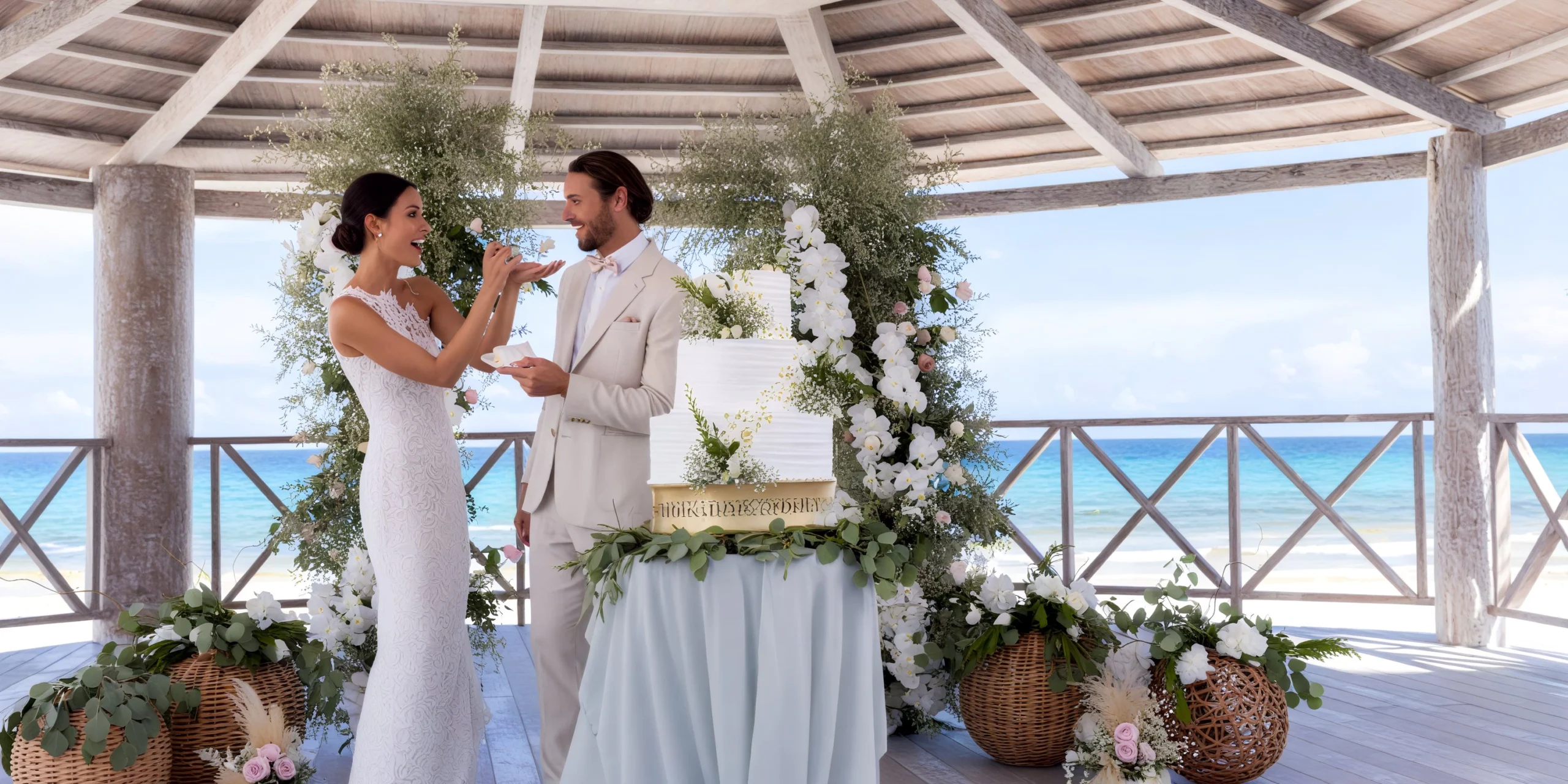 Laguna Ballroom and Terrace wedding reception setup at Hyatt Zilara Cancun