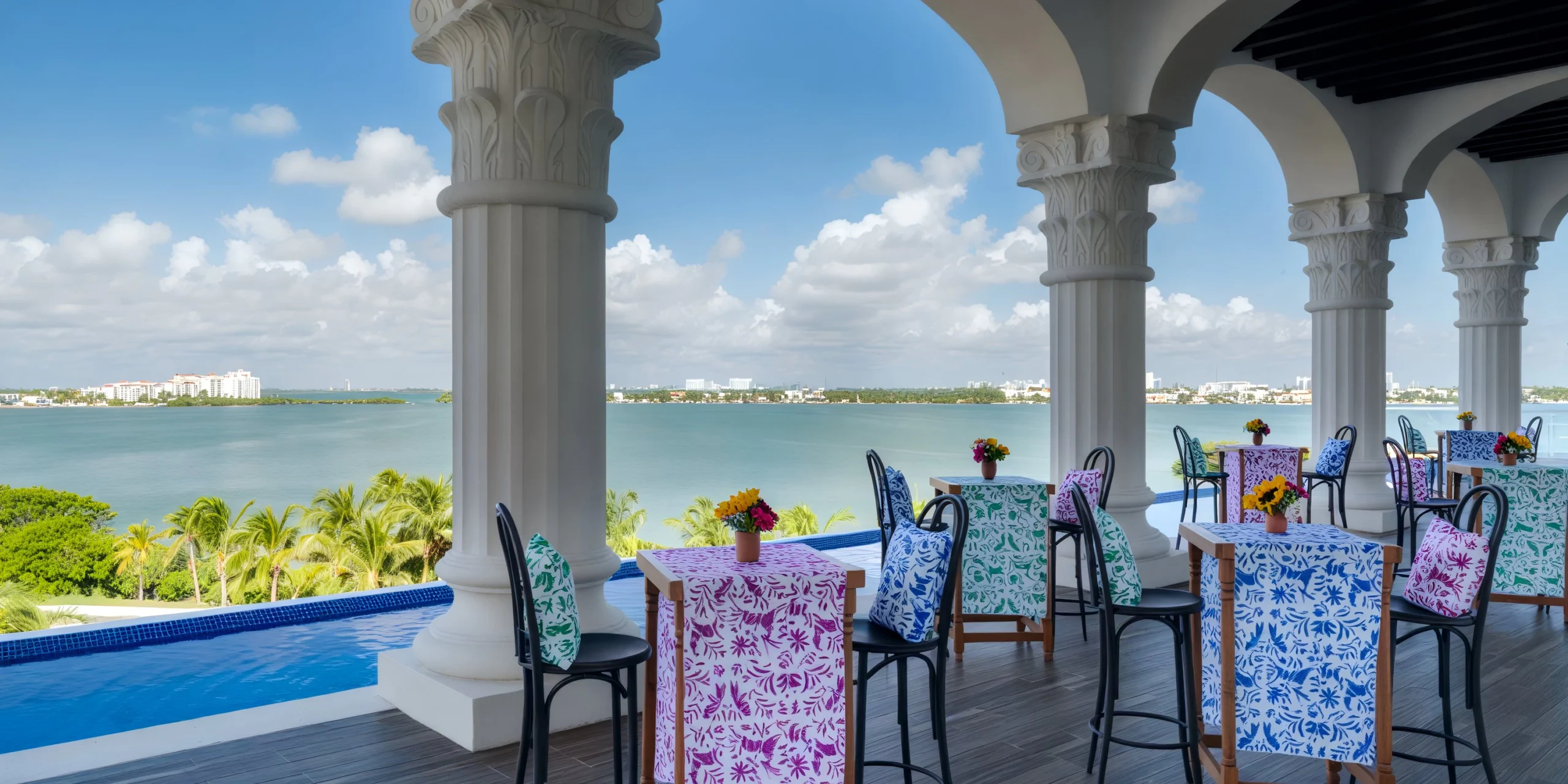 Sky Terrace rooftop wedding venue with ocean views at Hyatt Zilara Cancun